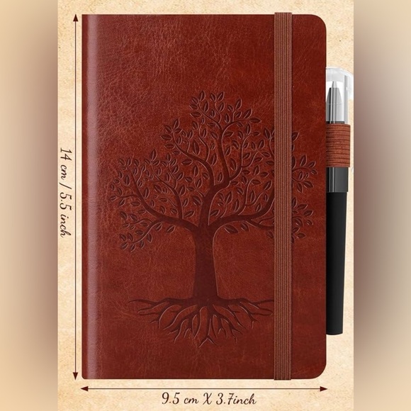 Tree of Life Leather Bound Journal Notebook - Pick One Color - Picture 4 of 9